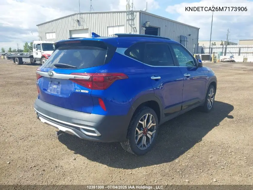 2021 Kia Seltos Sx Turbo VIN: KNDETCA26M7173906 Lot: 12351308