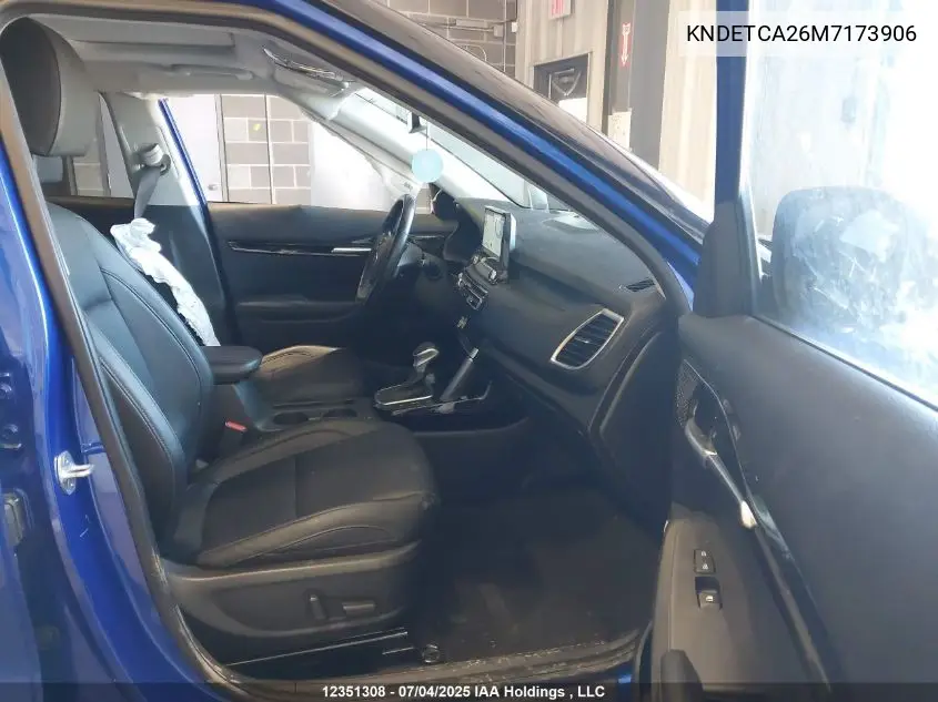 2021 Kia Seltos Sx Turbo VIN: KNDETCA26M7173906 Lot: 12351308