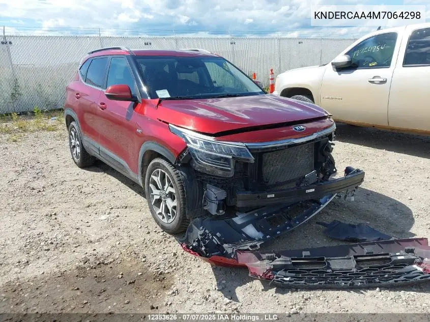 2021 Kia Seltos Ex/Ex Premium VIN: KNDERCAA4M7064298 Lot: 12353626