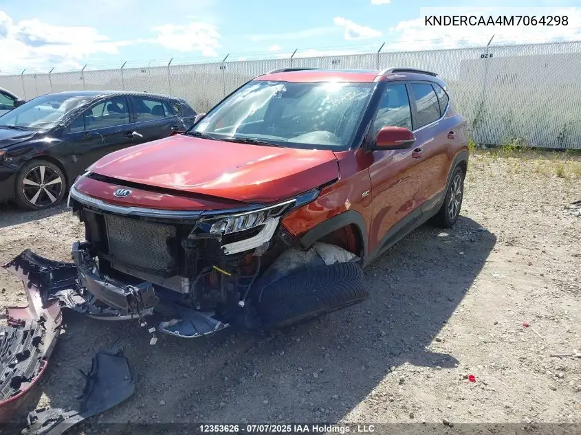 2021 Kia Seltos Ex/Ex Premium VIN: KNDERCAA4M7064298 Lot: 12353626