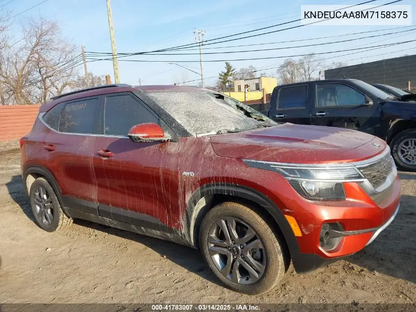 2021 Kia Seltos S VIN: KNDEUCAA8M7158375 Lot: 41783007