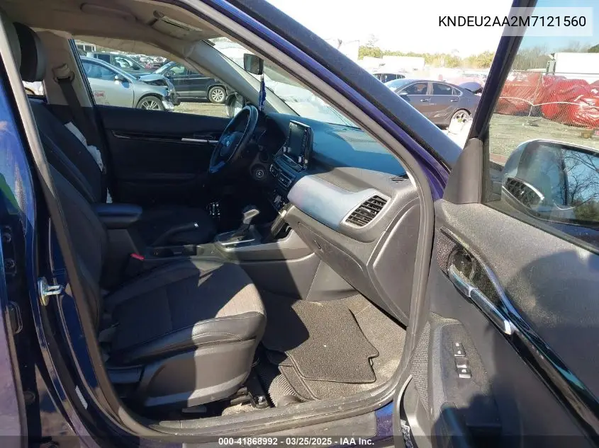 2021 Kia Seltos S VIN: KNDEU2AA2M7121560 Lot: 41868992