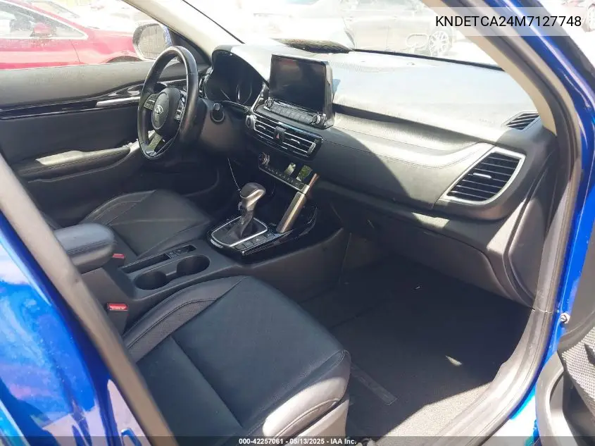 2021 Kia Seltos Sx Turbo VIN: KNDETCA24M7127748 Lot: 42257061