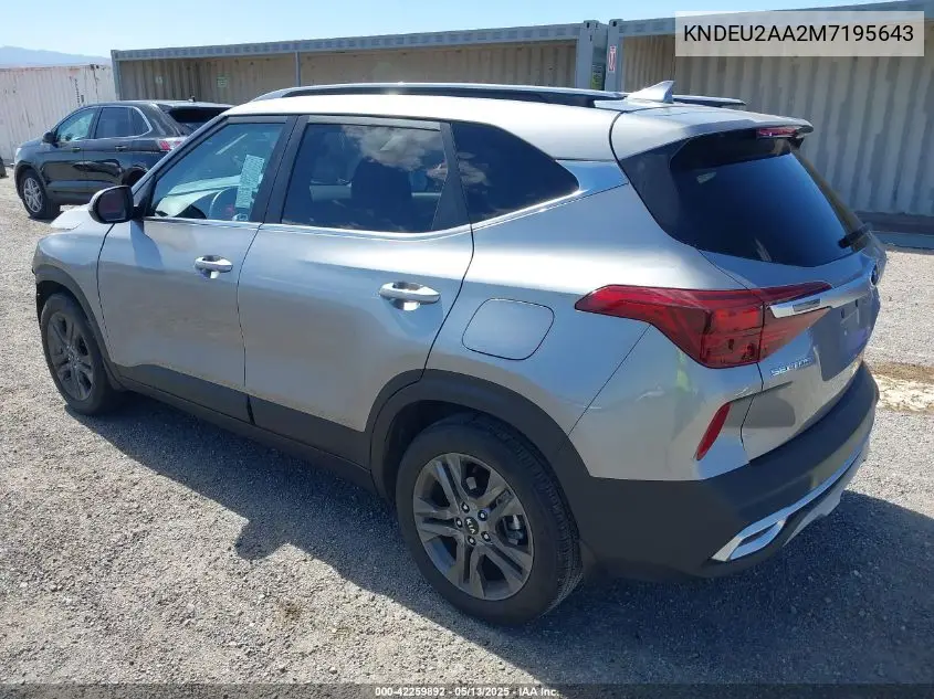 2021 Kia Seltos S VIN: KNDEU2AA2M7195643 Lot: 42259892