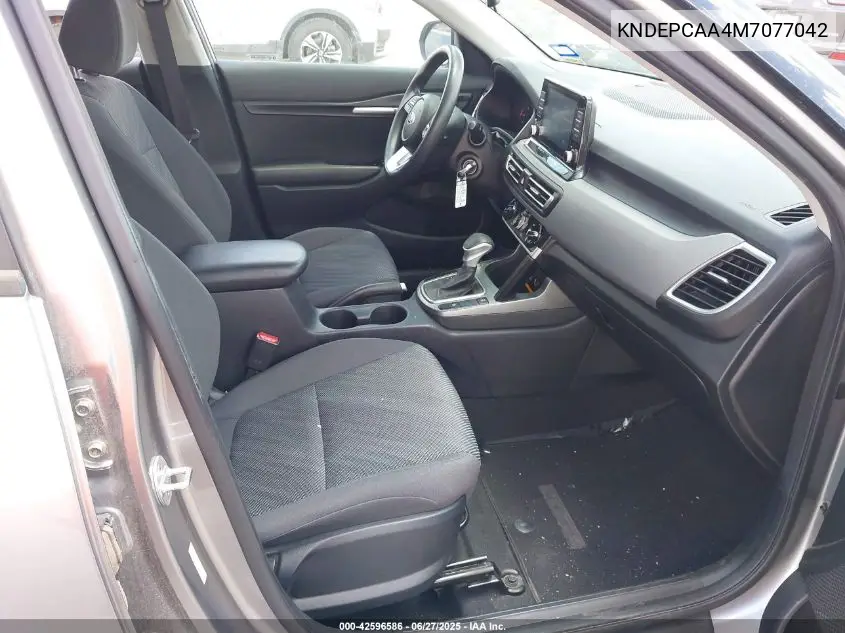 2021 Kia Seltos Lx VIN: KNDEPCAA4M7077042 Lot: 42596586