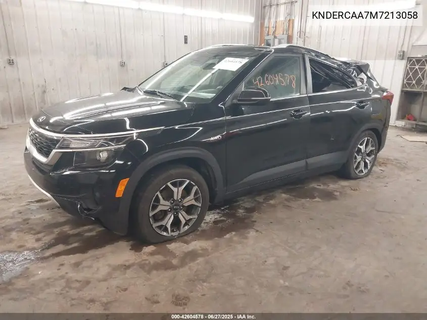 2021 Kia Seltos Ex VIN: KNDERCAA7M7213058 Lot: 42604578
