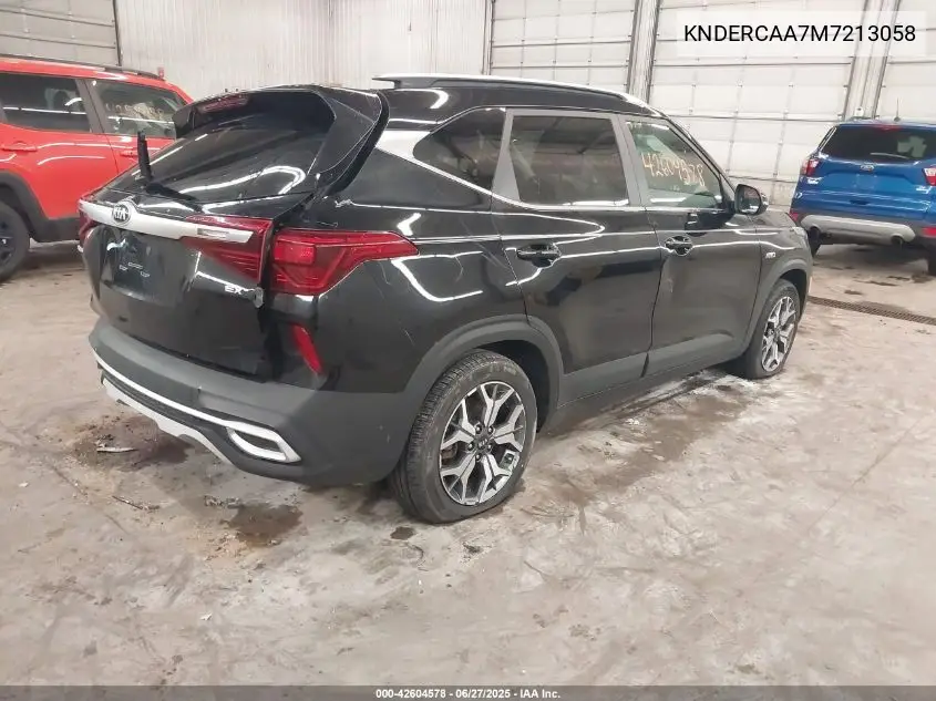 2021 Kia Seltos Ex VIN: KNDERCAA7M7213058 Lot: 42604578