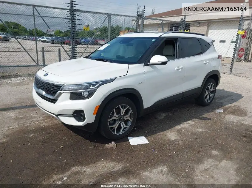 2021 Kia Seltos Ex VIN: KNDERCAA6M7165164 Lot: 42617144