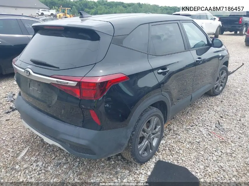 2021 Kia Seltos Lx VIN: KNDEPCAA8M7186457 Lot: 42698202