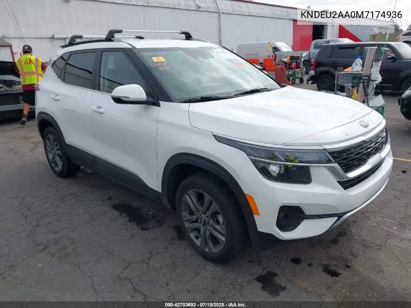2021 Kia Seltos S VIN: KNDEU2AA0M7174936 Lot: 42703693