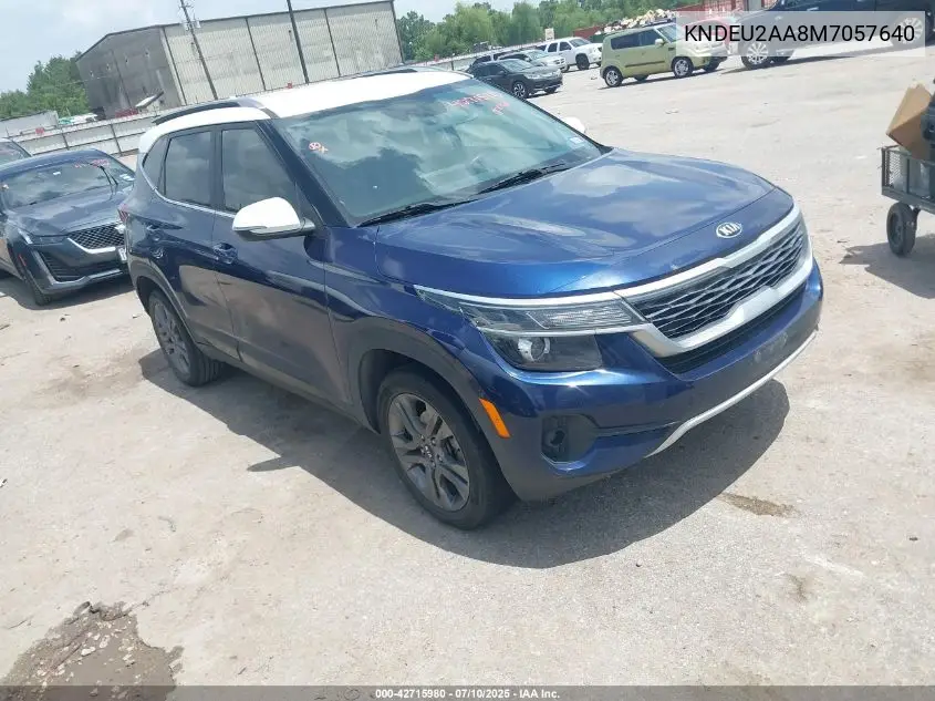 2021 Kia Seltos S VIN: KNDEU2AA8M7057640 Lot: 42715980