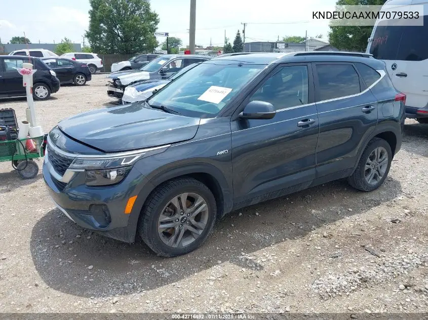 2021 Kia Seltos S VIN: KNDEUCAAXM7079533 Lot: 42716492