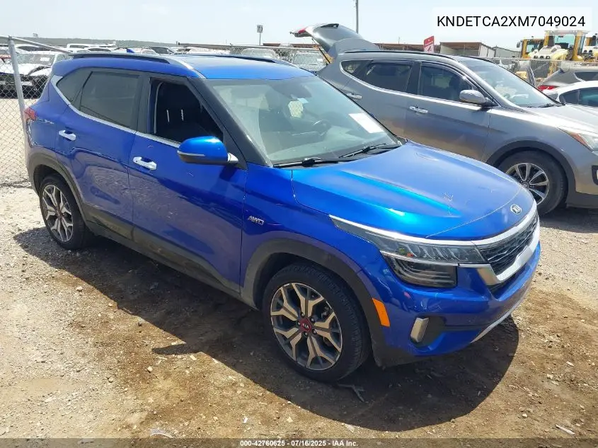 2021 Kia Seltos Sx Turbo VIN: KNDETCA2XM7049024 Lot: 42760625