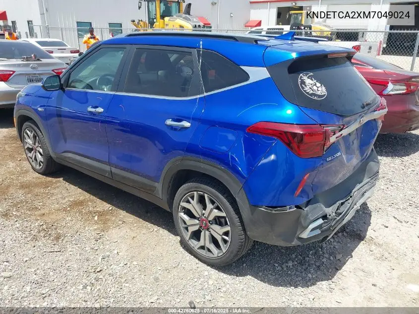 2021 Kia Seltos Sx Turbo VIN: KNDETCA2XM7049024 Lot: 42760625