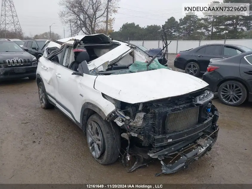 2022 Kia Seltos S VIN: KNDEUCAAXN7329600 Lot: 12161649