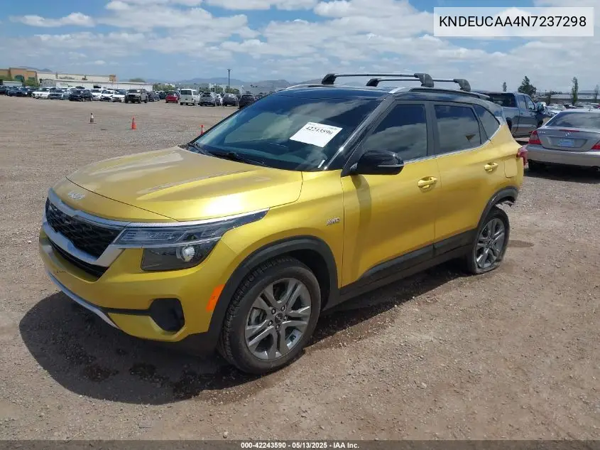 2022 Kia Seltos S VIN: KNDEUCAA4N7237298 Lot: 42243590