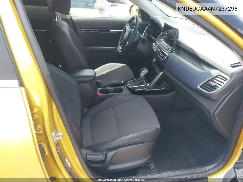 2022 Kia Seltos S VIN: KNDEUCAA4N7237298 Lot: 42243590