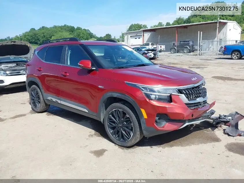 2022 Kia Seltos Nightfall Edition VIN: KNDEUCA25N7301275 Lot: 42589734