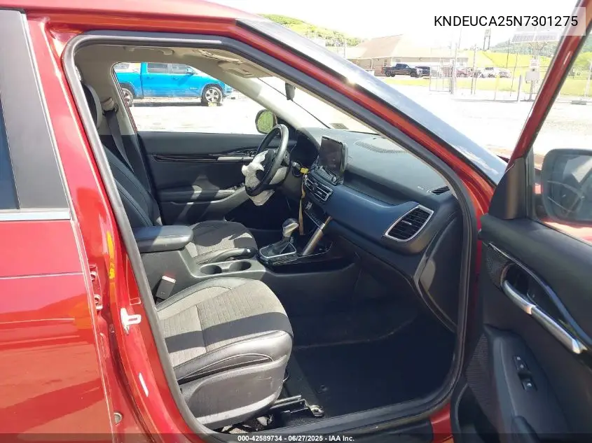 2022 Kia Seltos Nightfall Edition VIN: KNDEUCA25N7301275 Lot: 42589734
