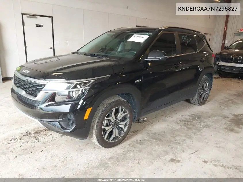 2022 Kia Seltos Ex VIN: KNDERCAA7N7295827 Lot: 42597267