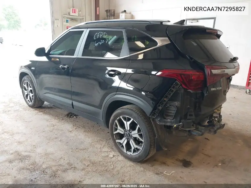 2022 Kia Seltos Ex VIN: KNDERCAA7N7295827 Lot: 42597267
