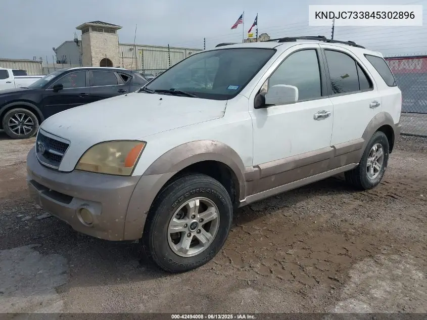 2004 Kia Sorento Ex/Lx VIN: KNDJC733845302896 Lot: 42494008