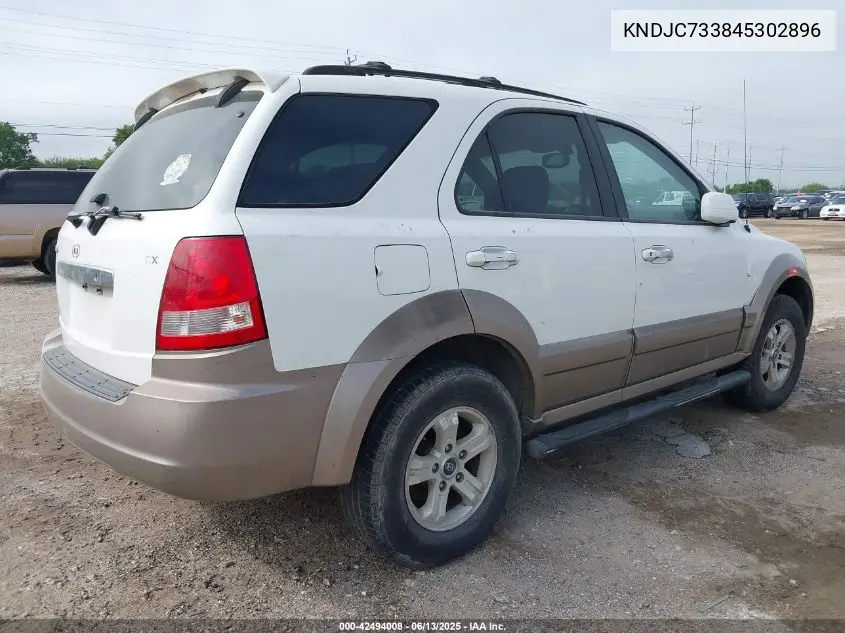 2004 Kia Sorento Ex/Lx VIN: KNDJC733845302896 Lot: 42494008