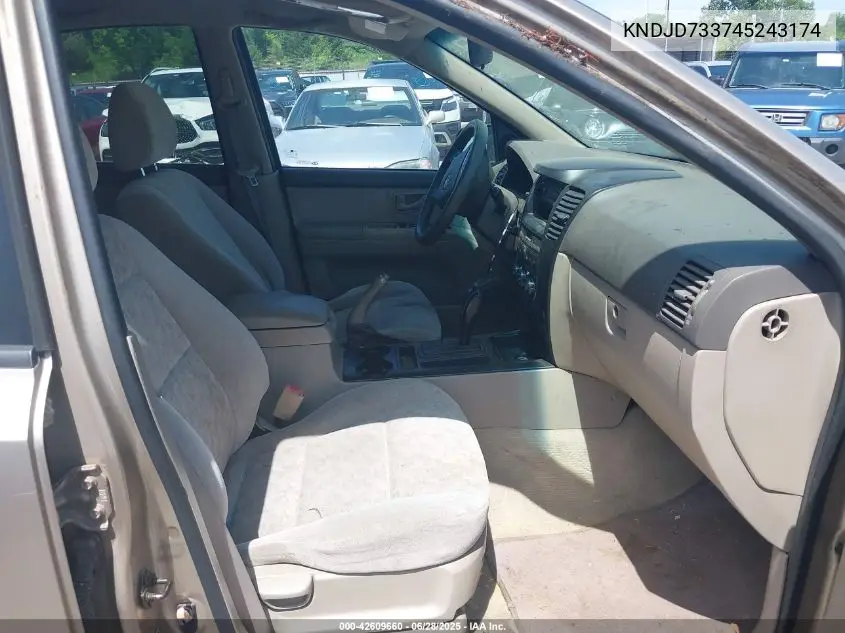 2004 Kia Sorento Ex/Lx VIN: KNDJD733745243174 Lot: 42609660