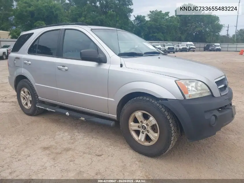 2005 Kia Sorento Ex/Lx VIN: KNDJC733655483224 Lot: 42189647