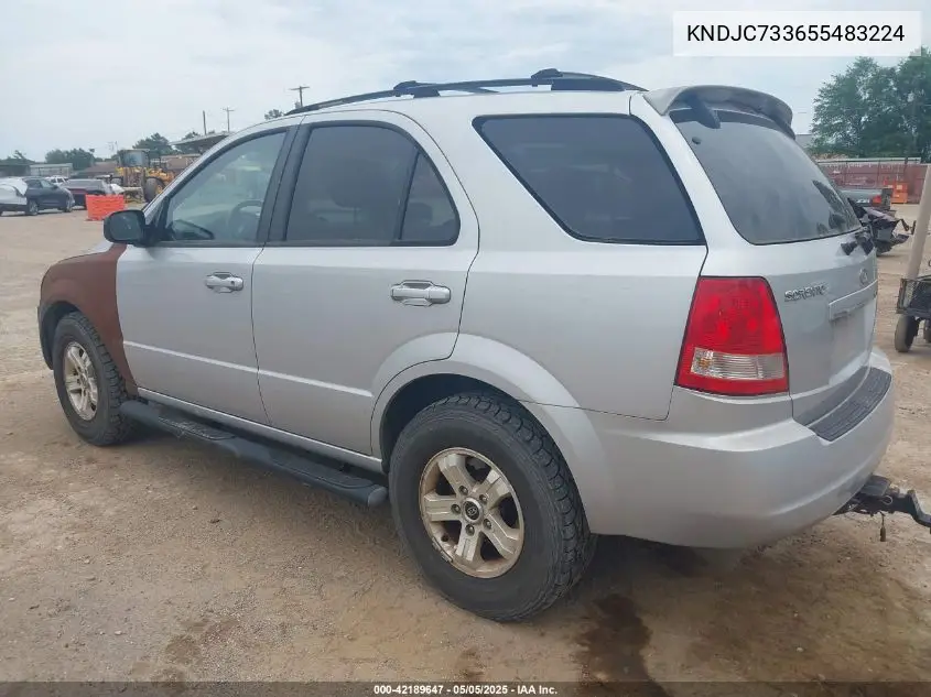 2005 Kia Sorento Ex/Lx VIN: KNDJC733655483224 Lot: 42189647