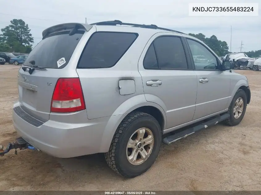 2005 Kia Sorento Ex/Lx VIN: KNDJC733655483224 Lot: 42189647