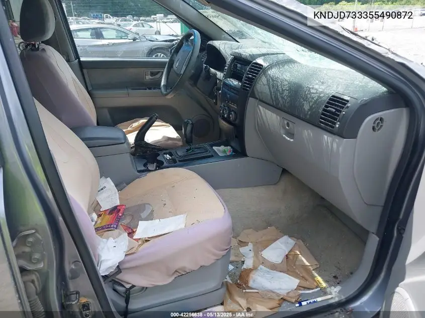 2005 Kia Sorento Ex/Lx VIN: KNDJD733355490872 Lot: 42256638