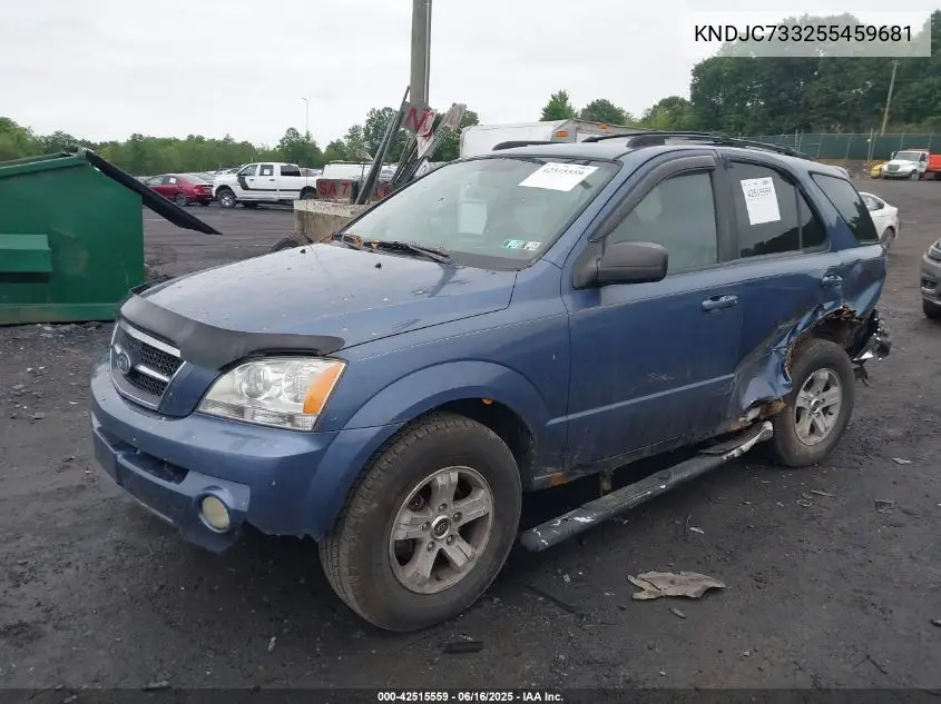 2005 Kia Sorento Ex/Lx VIN: KNDJC733255459681 Lot: 42515559