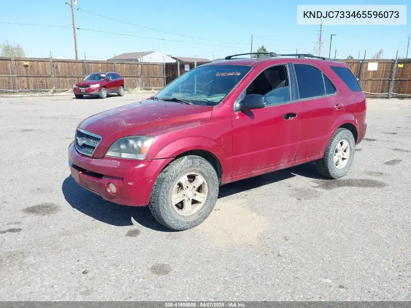 2006 Kia Sorento Ex/Lx VIN: KNDJC733465596073 Lot: 41908806