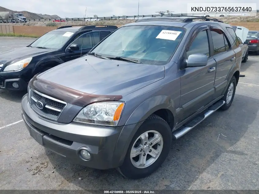 2006 Kia Sorento Ex/Lx VIN: KNDJD733765637440 Lot: 42188988