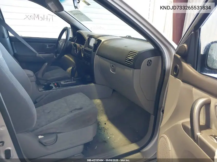 2006 Kia Sorento Ex/Lx VIN: KNDJD733265531834 Lot: 42197454