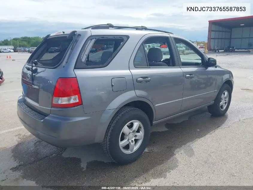 2006 Kia Sorento Ex/Lx VIN: KNDJC733765587853 Lot: 42201156