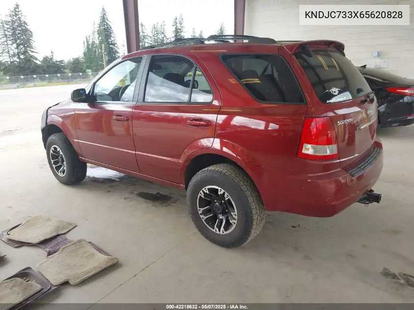 2006 Kia Sorento Ex/Lx VIN: KNDJC733X65620828 Lot: 42218632
