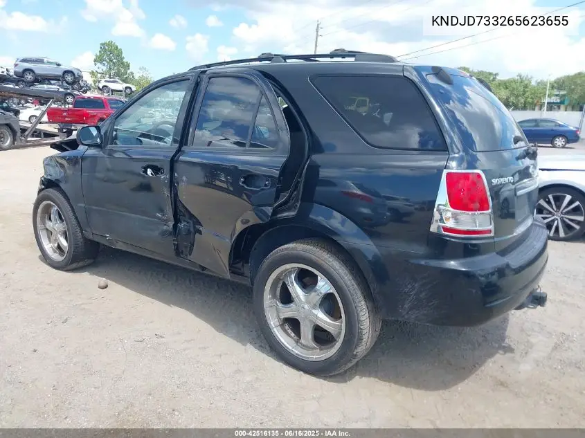 2006 Kia Sorento Ex/Lx VIN: KNDJD733265623655 Lot: 42516135