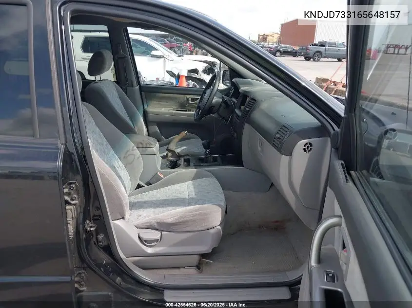 2006 Kia Sorento Ex/Lx VIN: KNDJD733165648157 Lot: 42554626