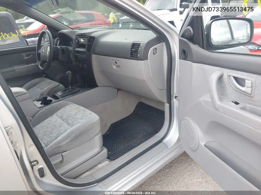 2006 Kia Sorento Ex/Lx VIN: KNDJD733965513475 Lot: 42600408