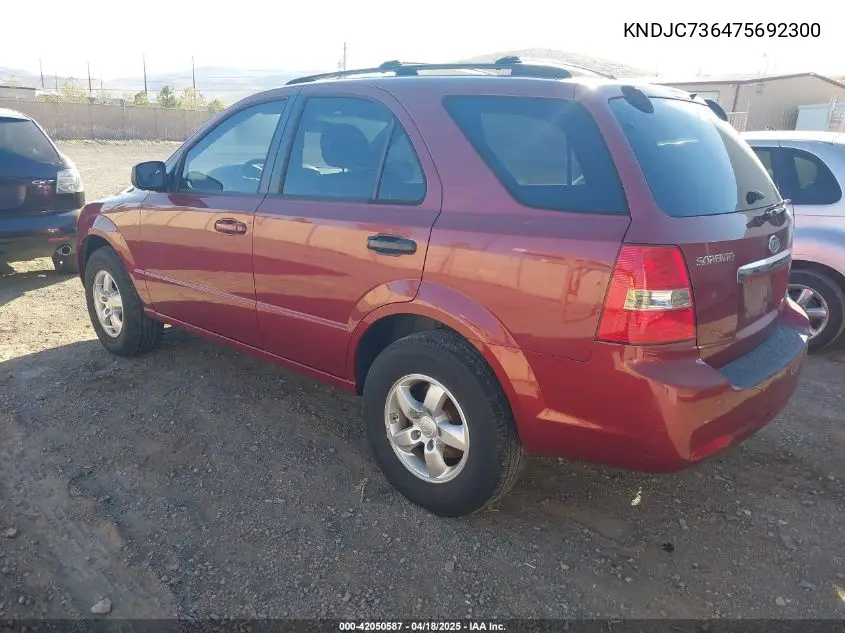 2007 Kia Sorento Lx VIN: KNDJC736475692300 Lot: 42050587