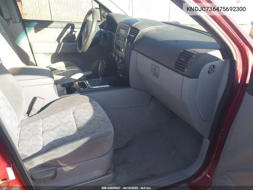 2007 Kia Sorento Lx VIN: KNDJC736475692300 Lot: 42050587