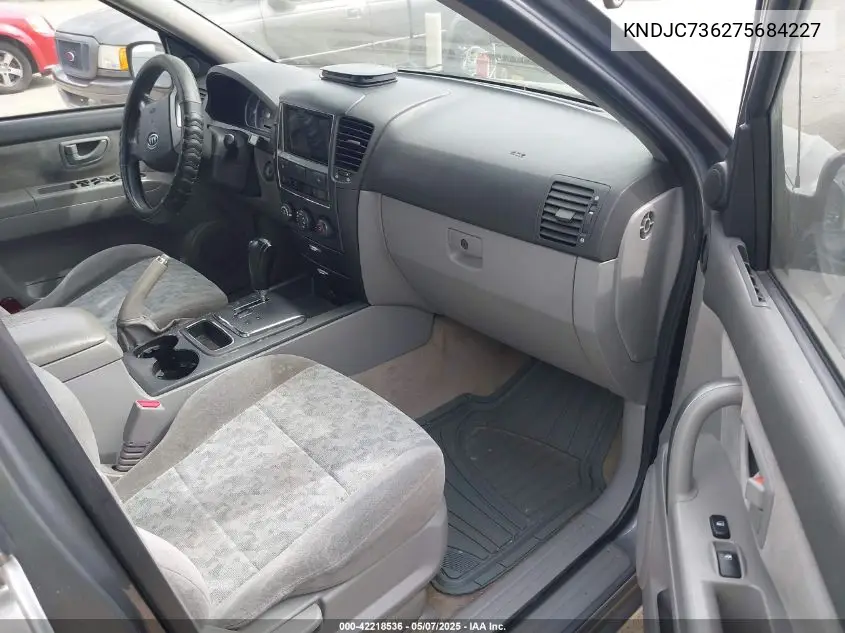 2007 Kia Sorento Lx VIN: KNDJC736275684227 Lot: 42218536