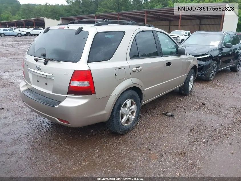 2007 Kia Sorento Lx VIN: KNDJD736175682823 Lot: 42259970