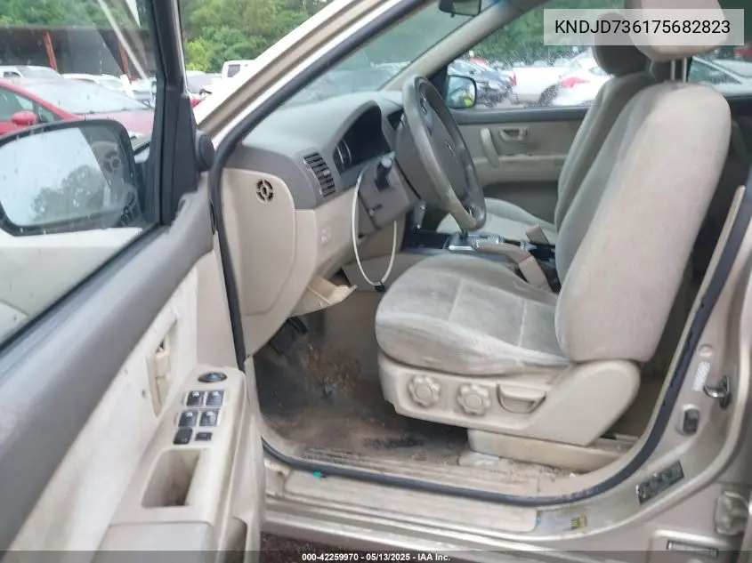 2007 Kia Sorento Lx VIN: KNDJD736175682823 Lot: 42259970