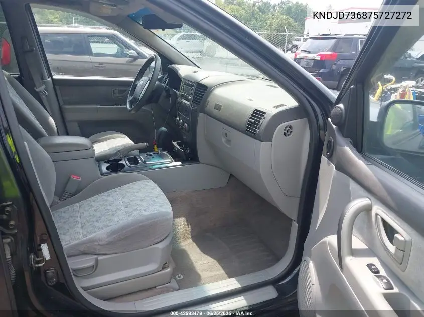 2007 Kia Sorento Lx VIN: KNDJD736875727272 Lot: 42593479