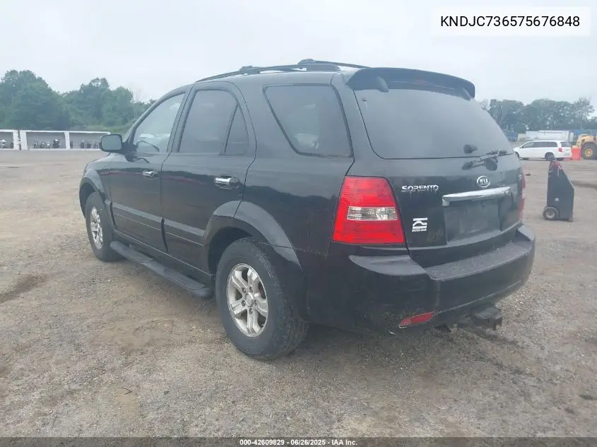 2007 Kia Sorento Ex VIN: KNDJC736575676848 Lot: 42609829