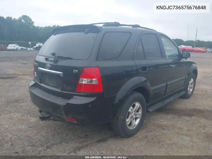 2007 Kia Sorento Ex VIN: KNDJC736575676848 Lot: 42609829