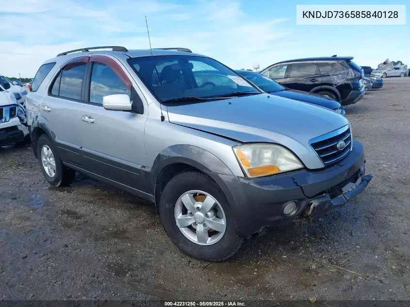 2008 Kia Sorento Ex VIN: KNDJD736585840128 Lot: 42231250